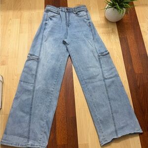 Forever 21 Light Blue Flare Jeans